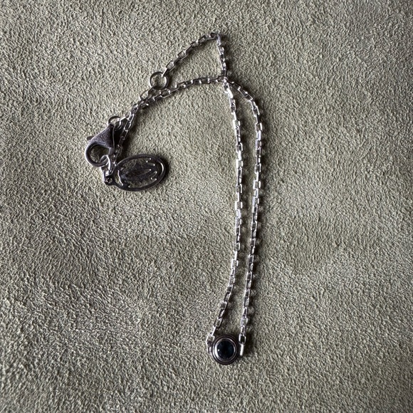 Authentic Cartier 18k White Gold And Blue Sapphire. Saphirs Legers De Cartier - Picture 3 of 4